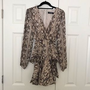 Python metallic dress. DO+BE